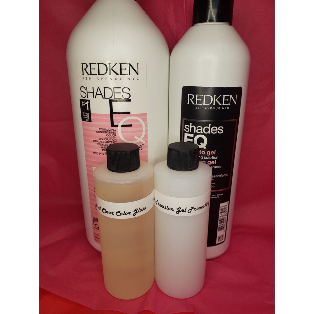 Redken Crystal Clear Gloss,  New Bigger 4 oz Set!